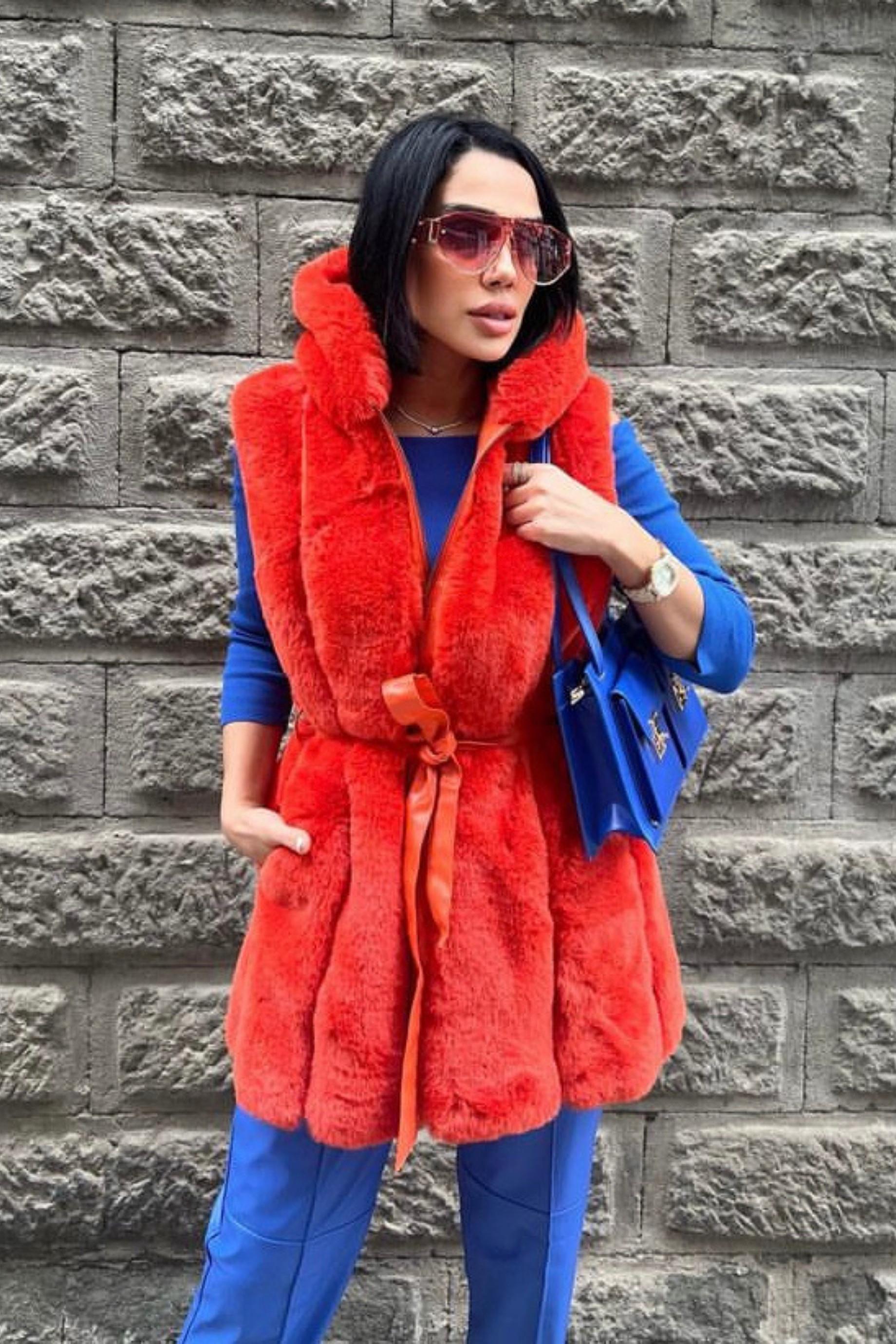 İthal Kürklü Yelek