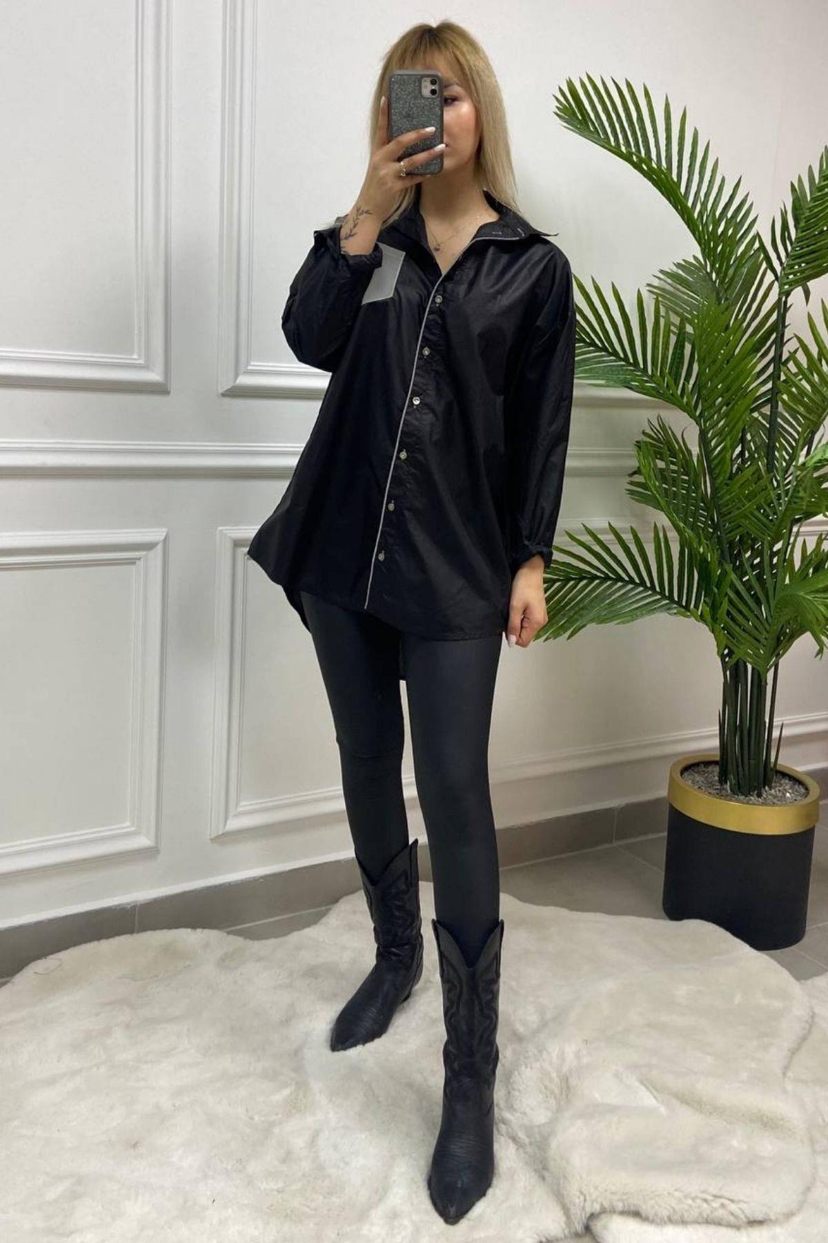 İthal Paraşüt Kumaş Gömlek