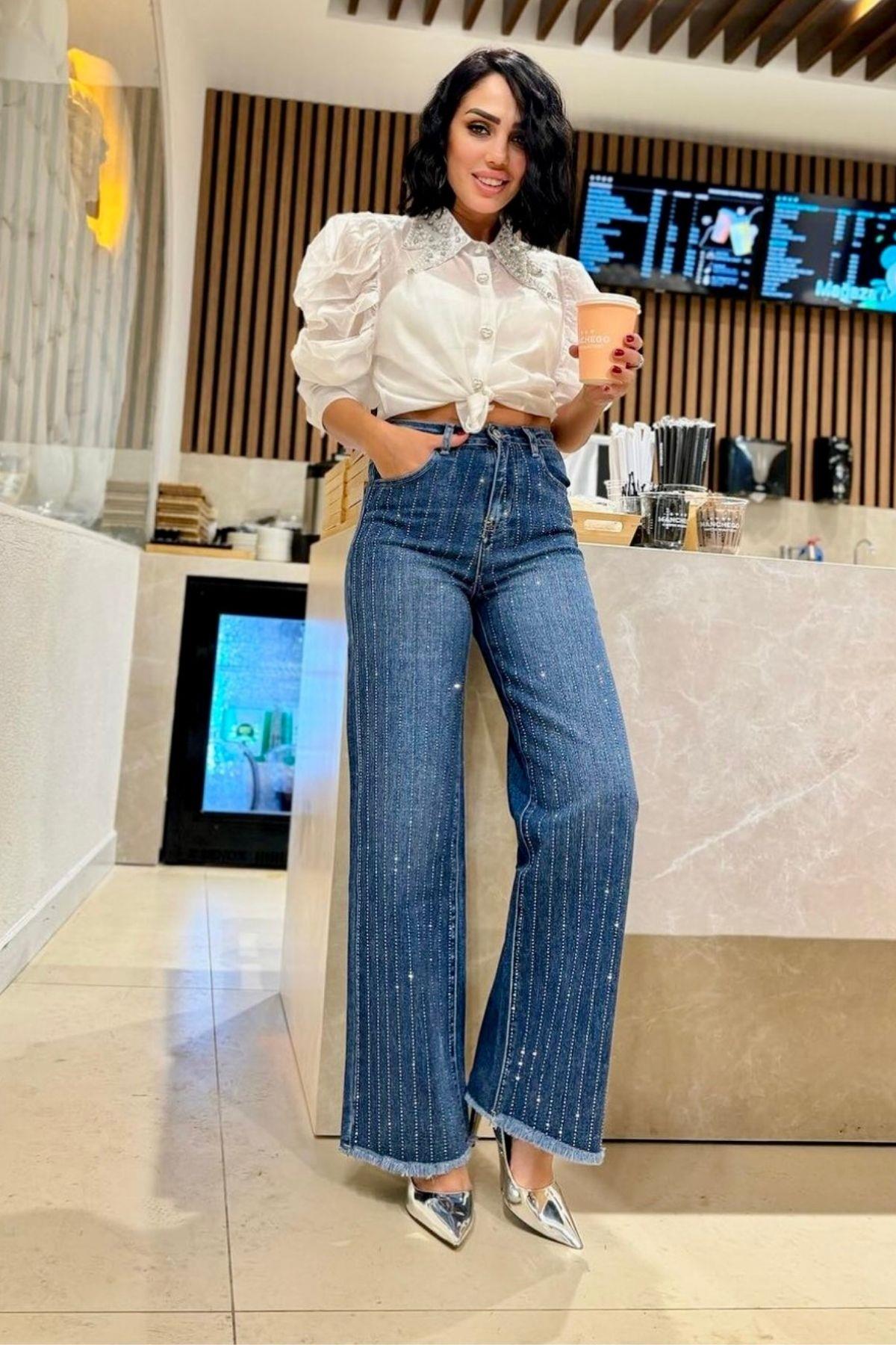 İthal Taşlı Palazzo Jean