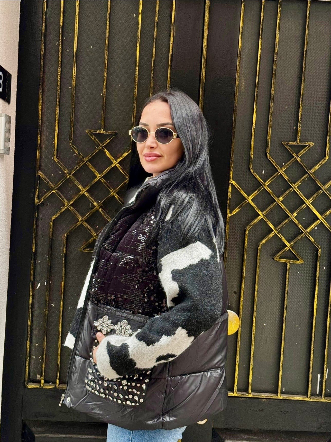 İthal Taşlı Yelek