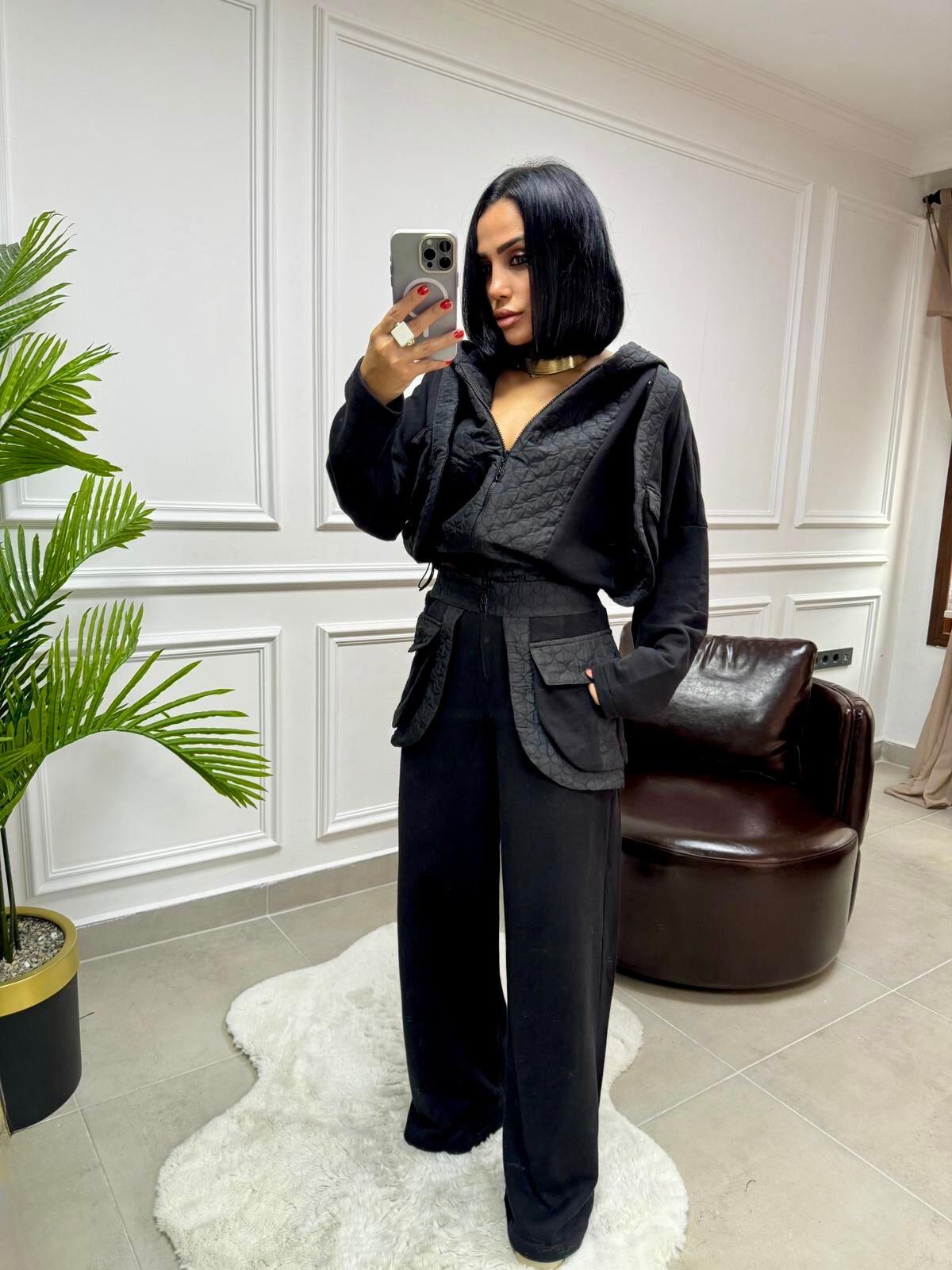 Kapitone Desenli Takım