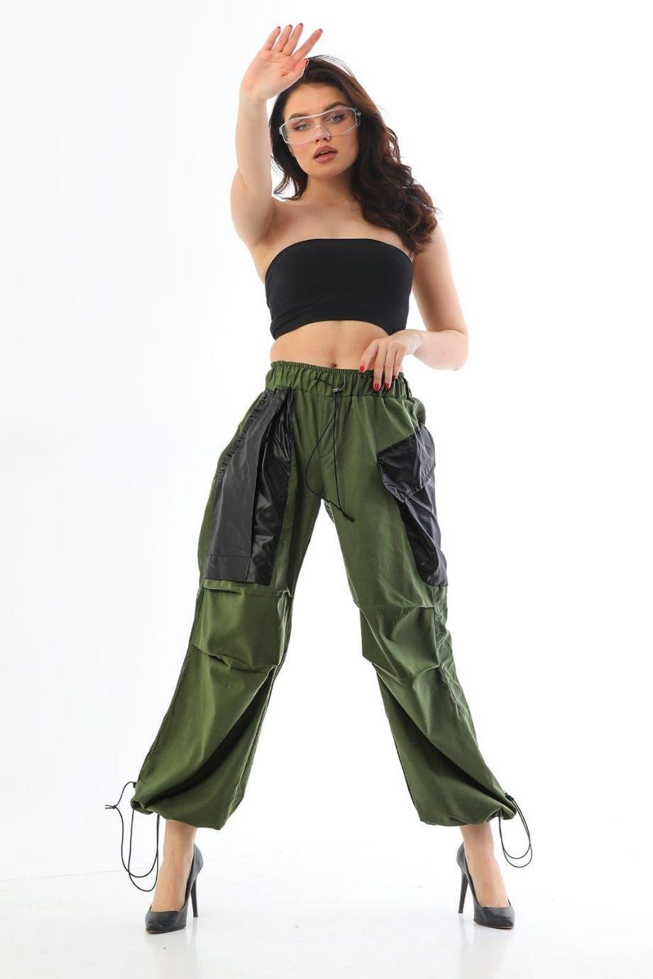 Keten Paraşüt Cep Pantolon