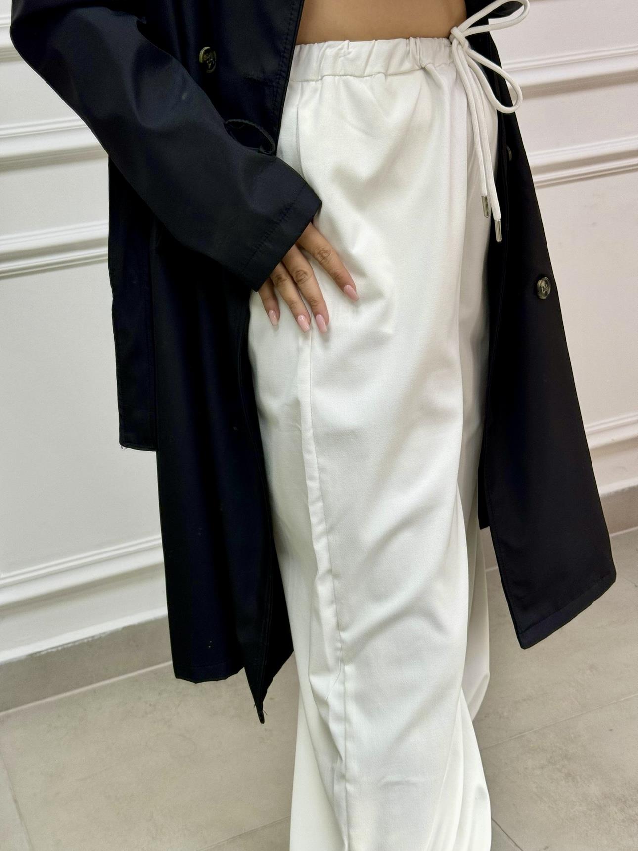 Lastikli Paça Balon Pantolon