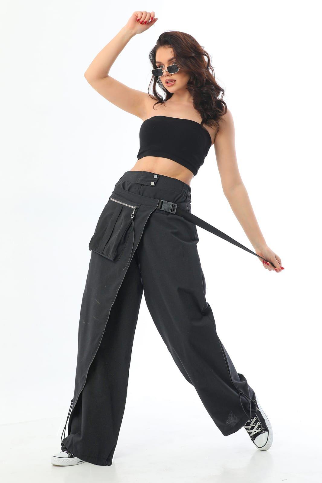 Önden Cepli Pantolon