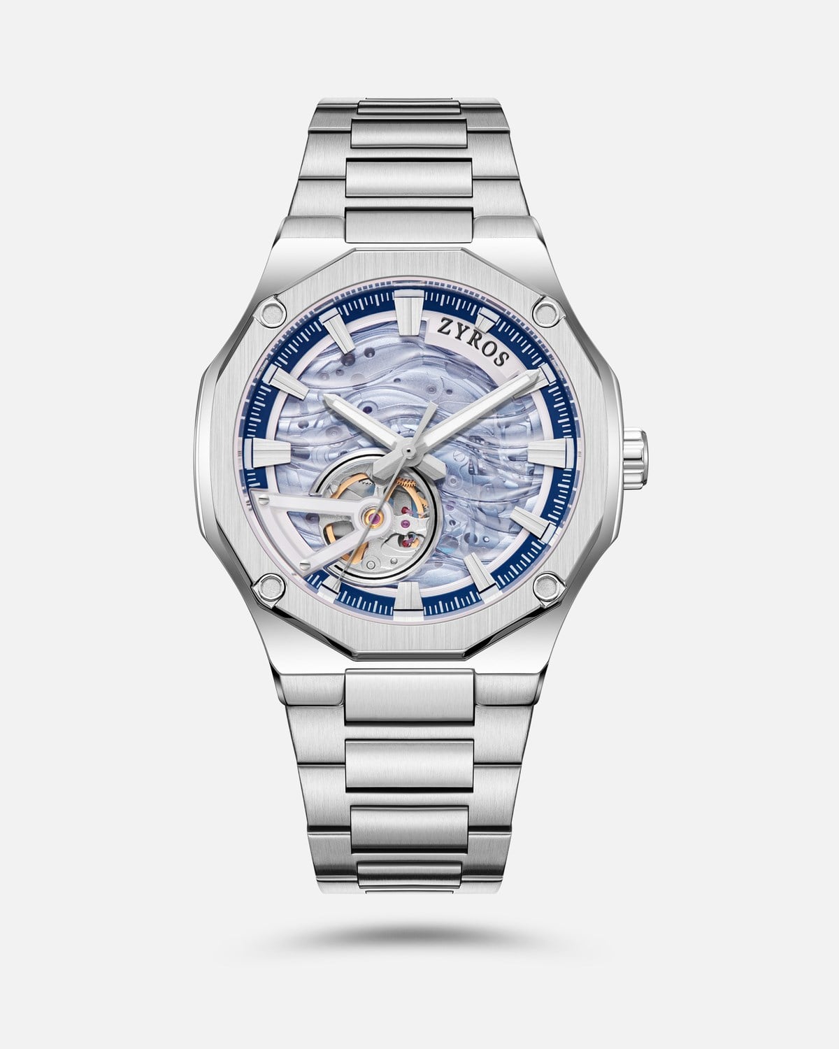 Calvex Erkek Automatic Saat - Gümüş Renk 