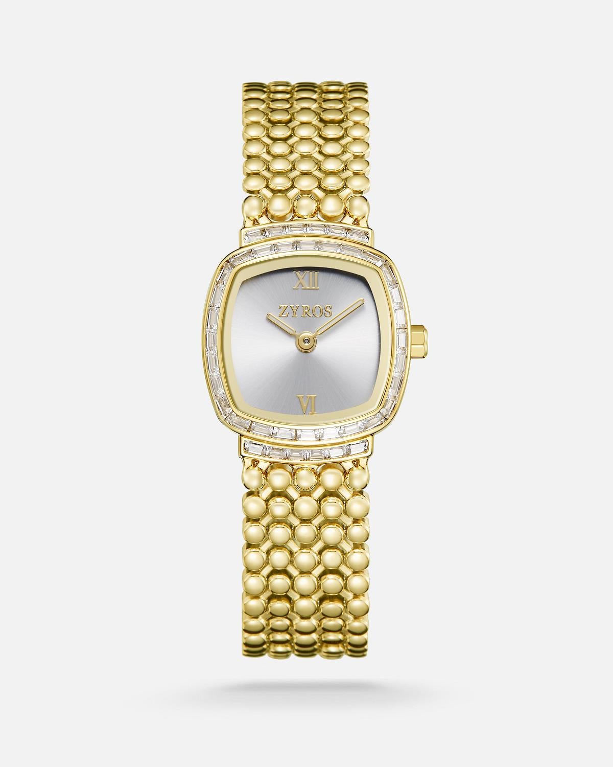 ZYROS Gold Çelik Kordon Kadın Saati 
