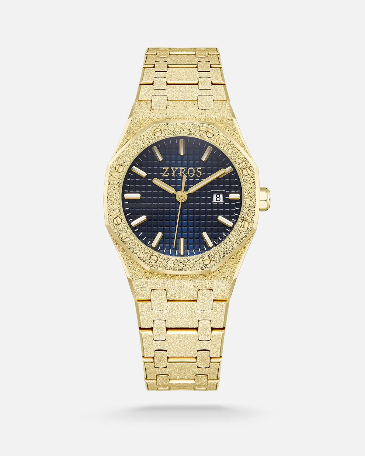 ZYROS Gold Çelik Kordon Kadın Saati 