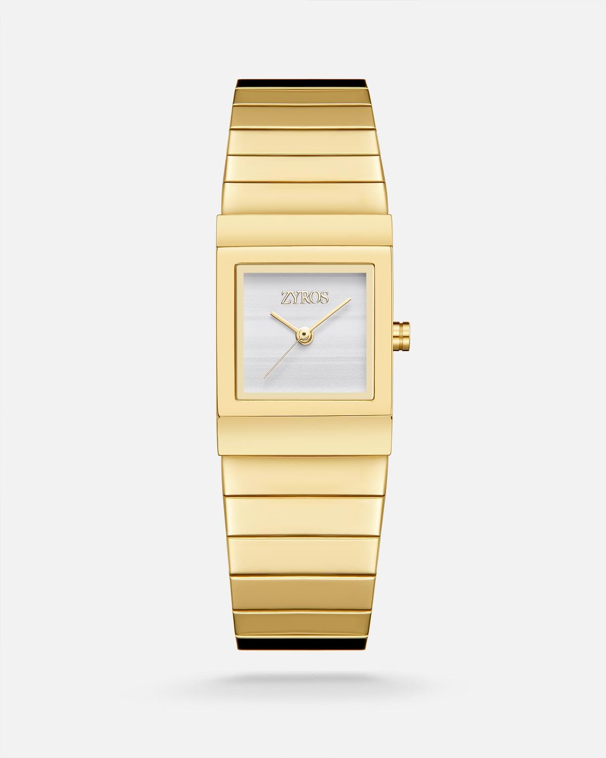 ZYROS Gold Çelik Kordon Kadın Saati