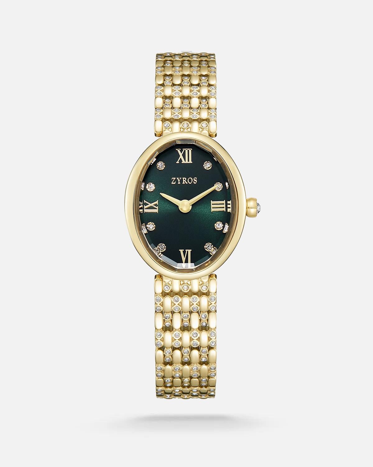 ZYROS Gold Çelik Kordon Kadın Saati