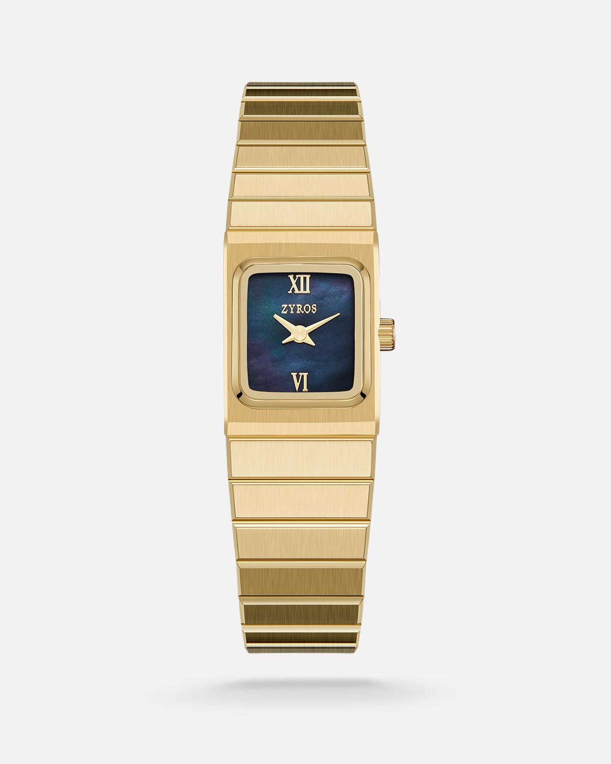 ZYROS Gold Çelik Kordon Kadın Saati
