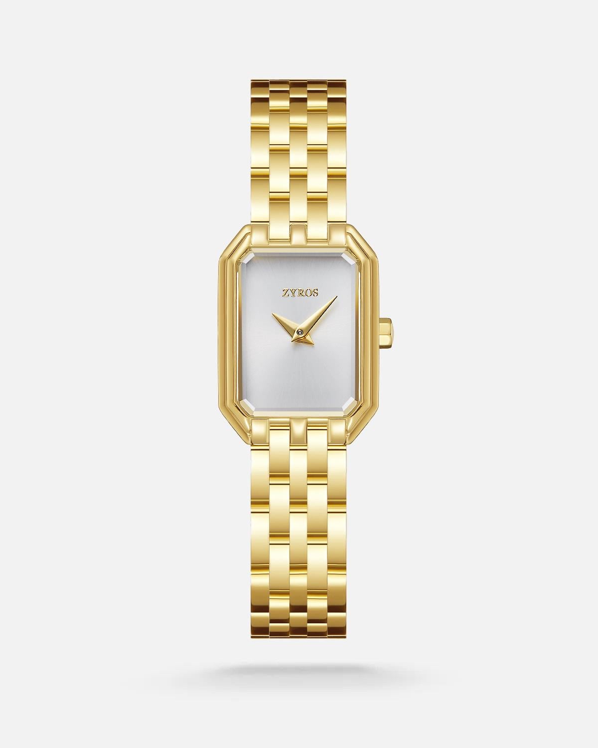ZYROS Gold Çelik Kordon Kadın Saati