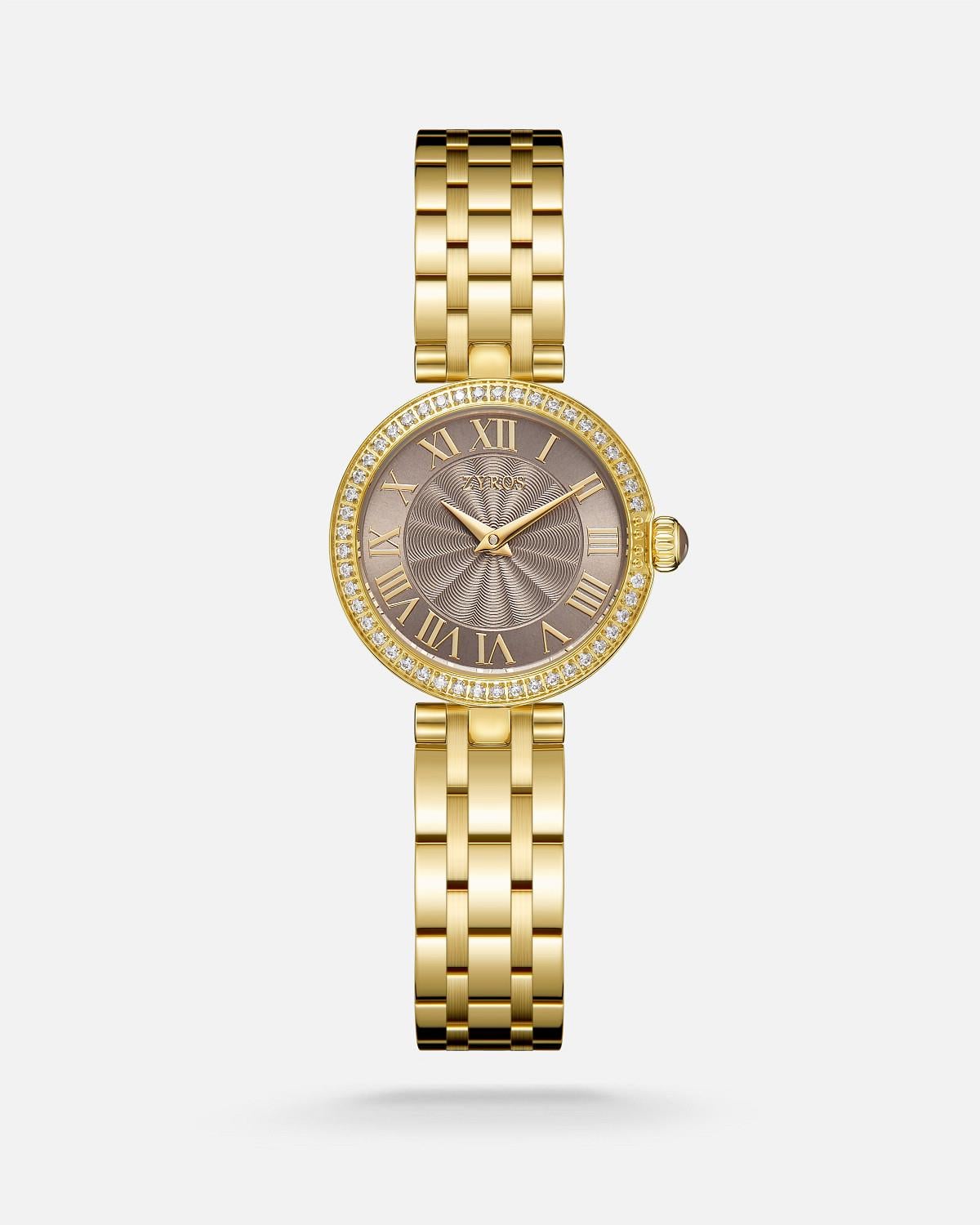 ZYROS Gold Çelik Kordon Kadın Saati