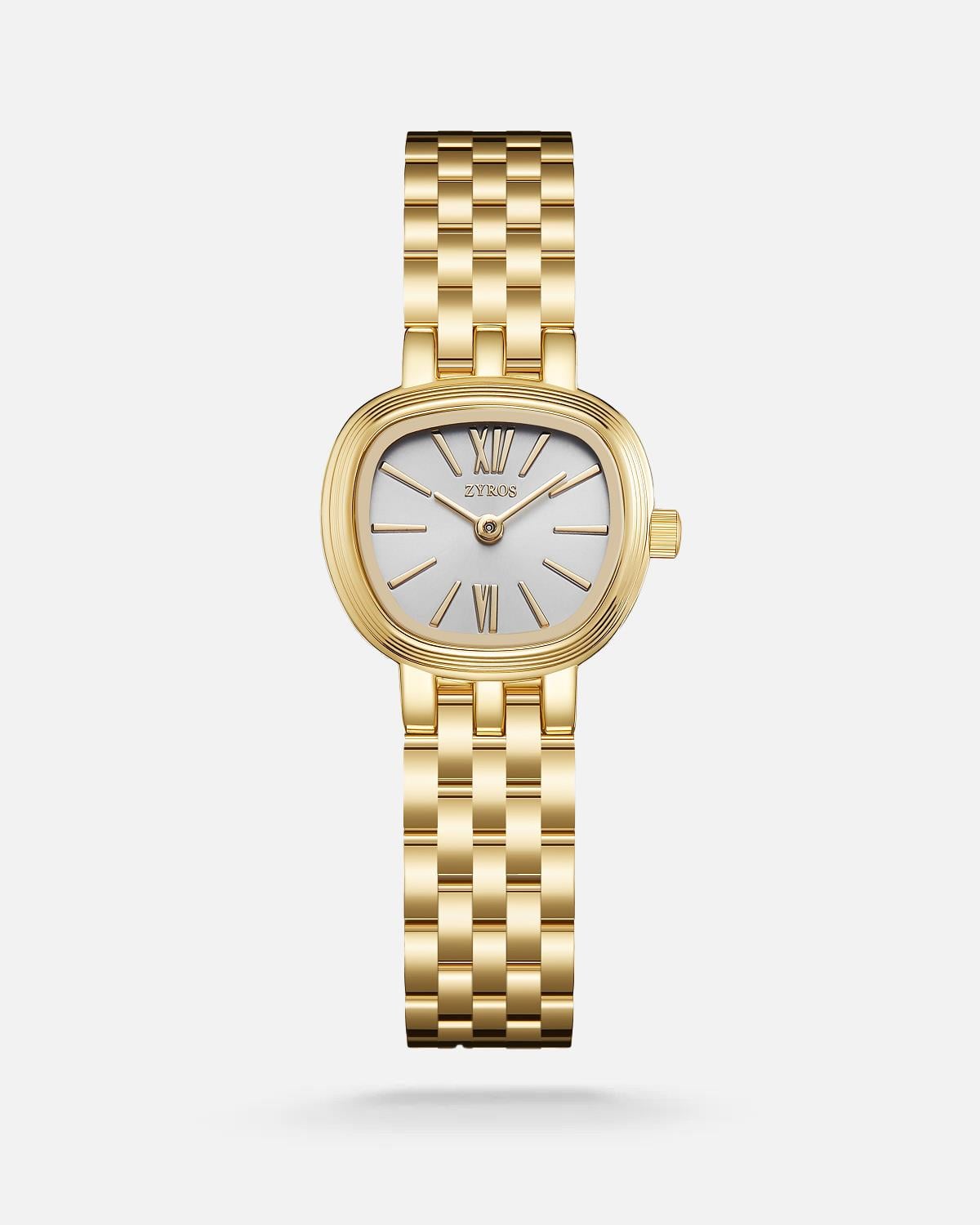 ZYROS Gold Çelik Kordon Kadın Saati