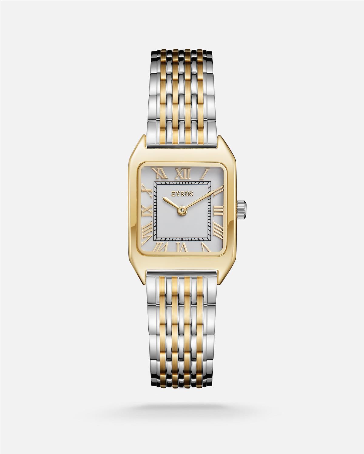 ZYROS Gold&Silver Çelik Kordon Kadın Saati