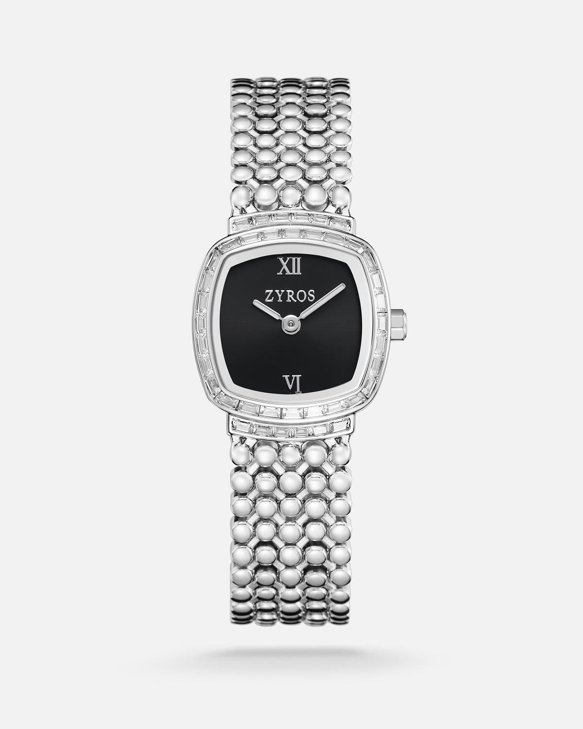 ZYROS Silver Çelik Kordon Kadın Saati 