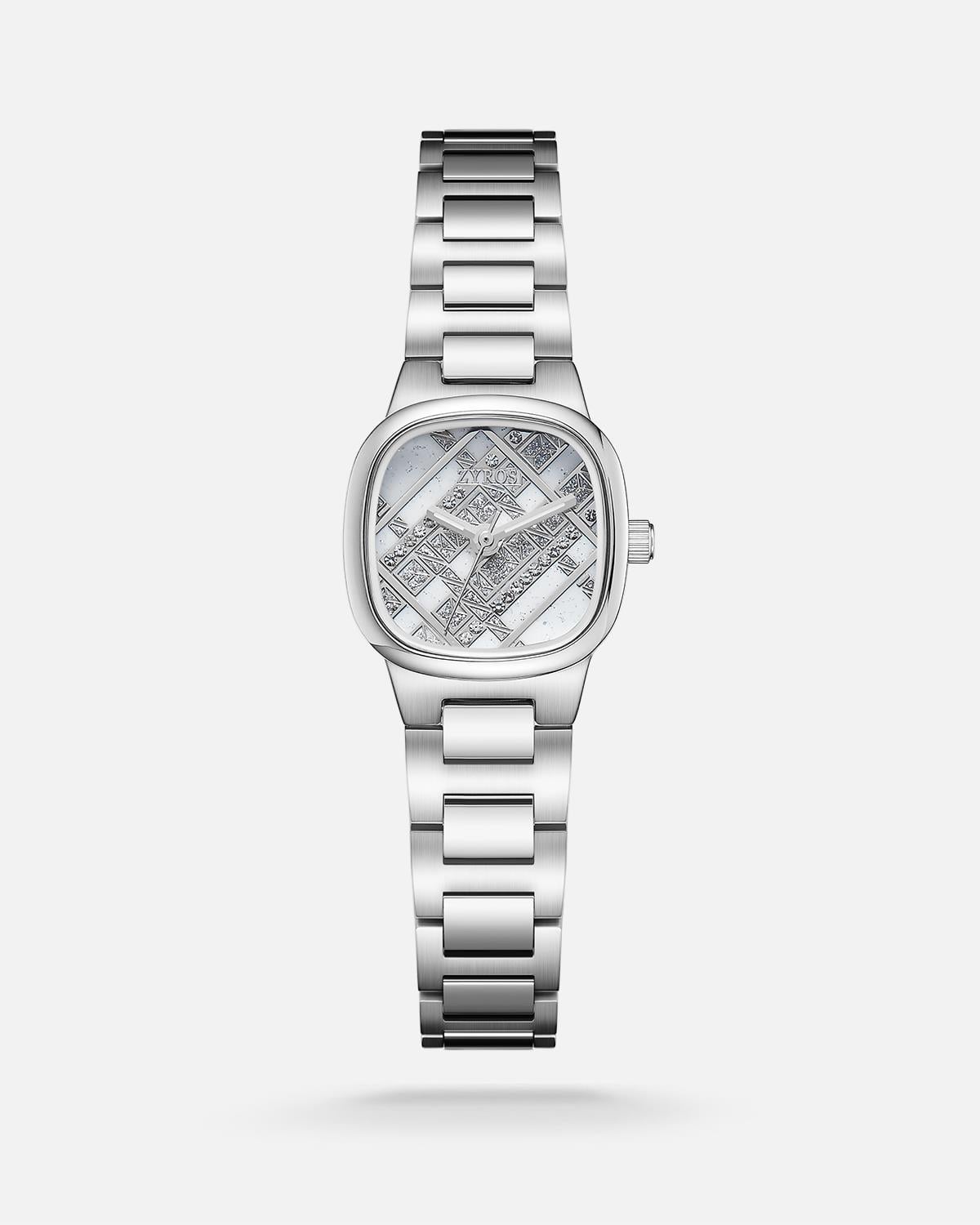 ZYROS Silver Çelik Kordon Kadın Saati