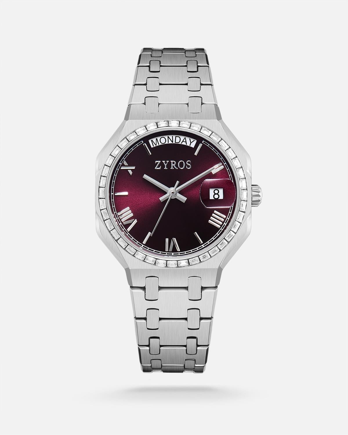 ZYROS Silver Çelik Kordon Kadın Saati