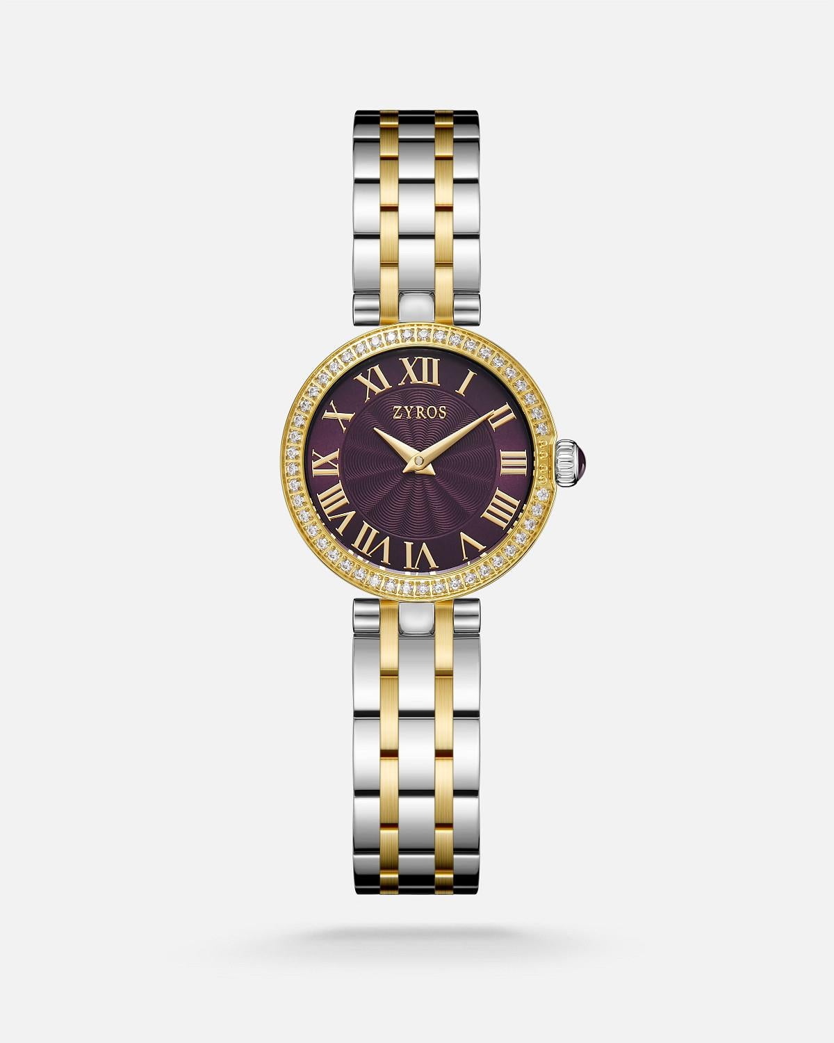 ZYROS Silver / Gold Çelik Kordon Kadın Saati