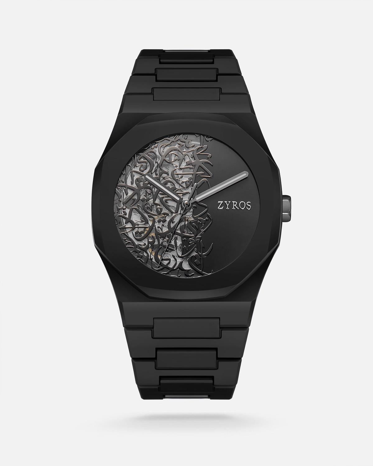 ZYROS Siyah Kordon Automatic Erkek Saati