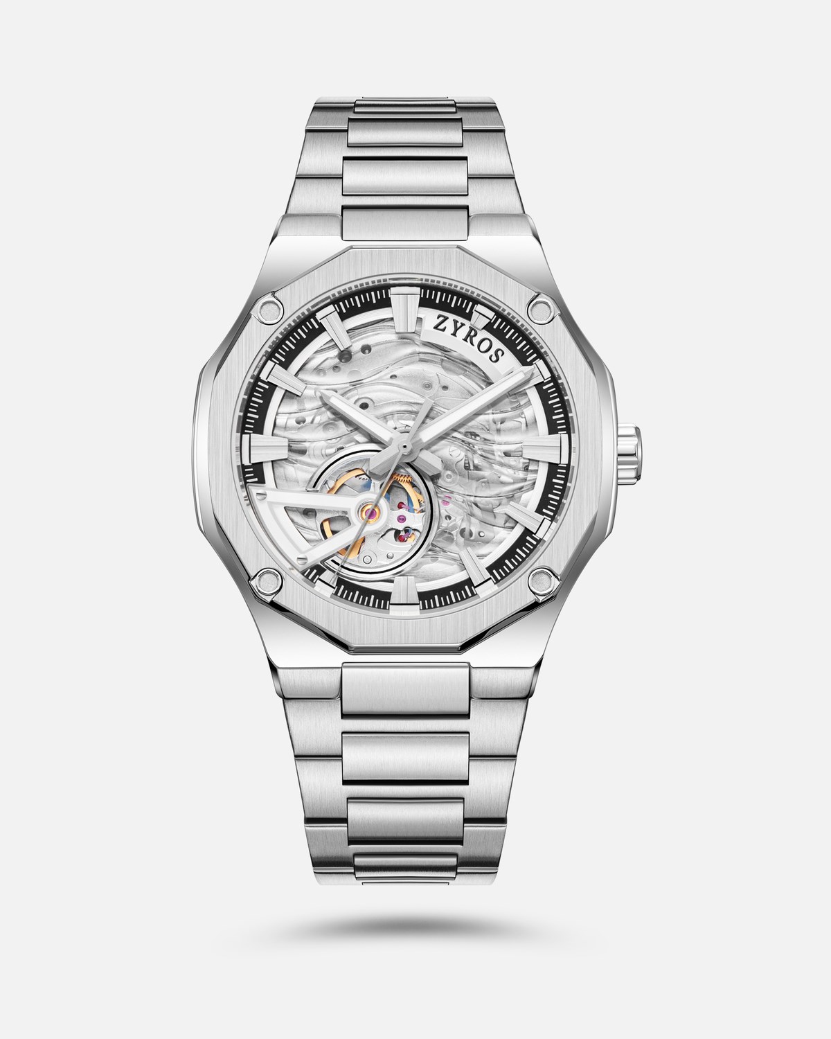 Calvex Erkek Automatic Saat - Gümüş Renk 