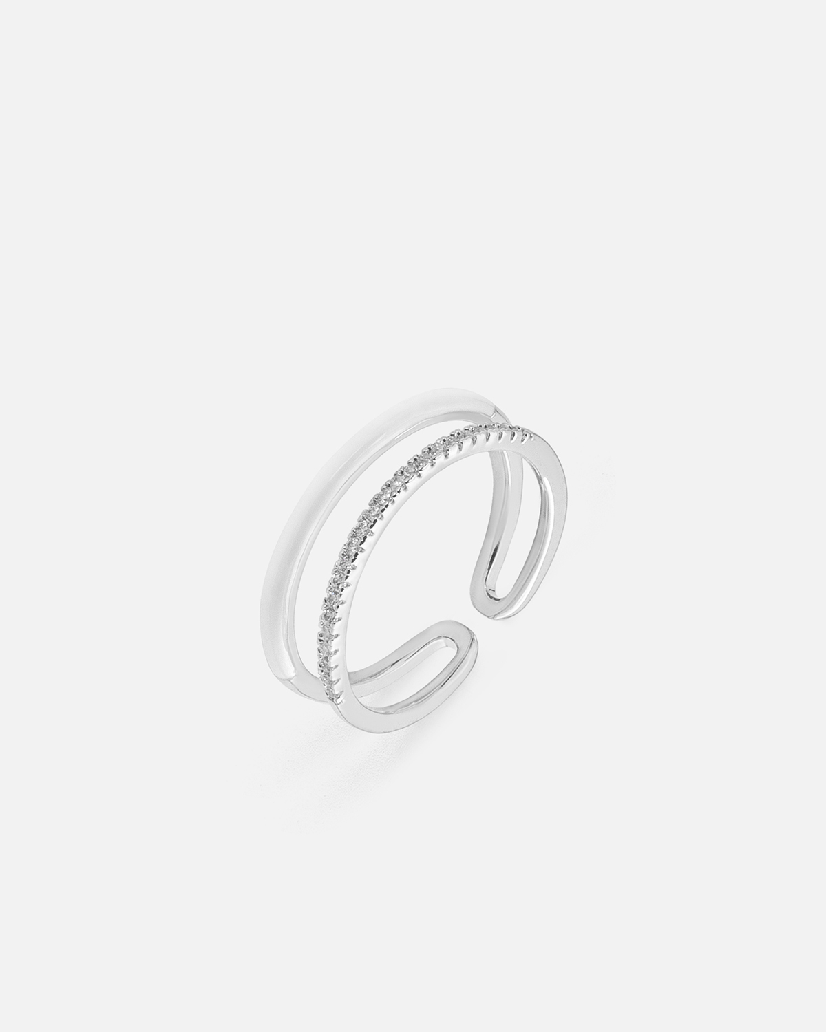Silver Rengi Modern Kadın Yüzük