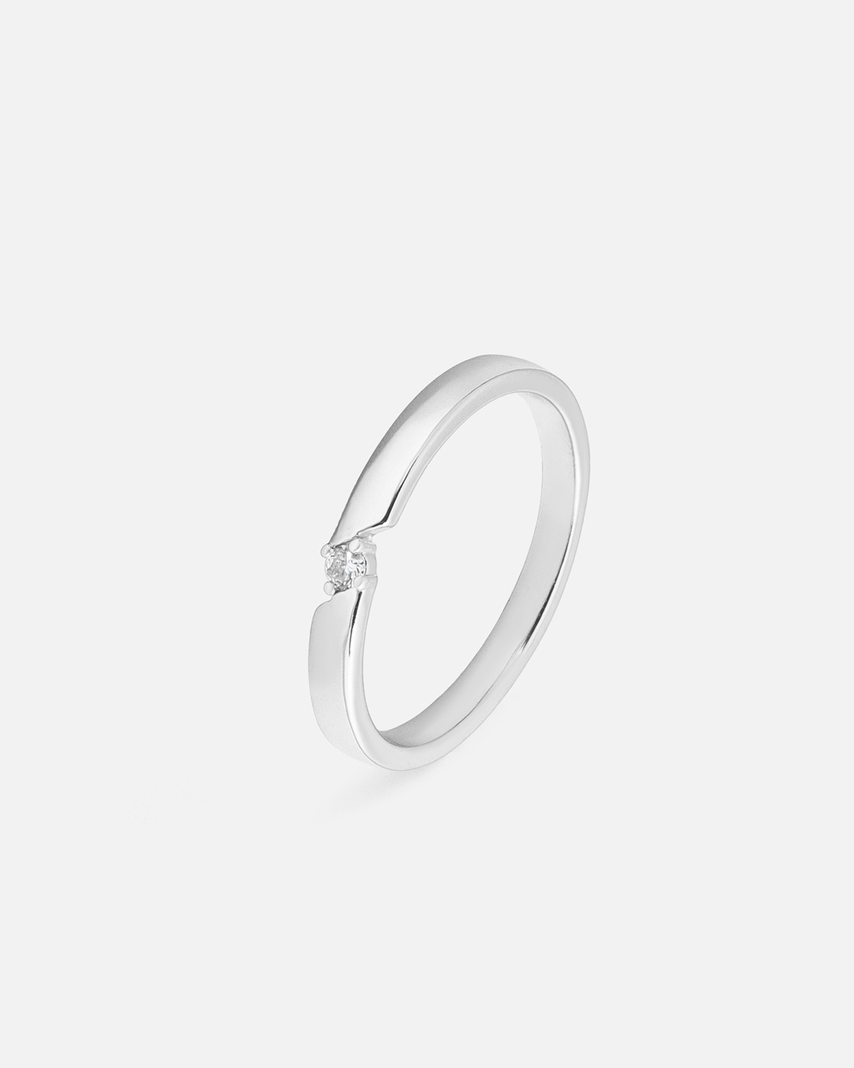 Silver Rengi Modern Kadın Yüzük