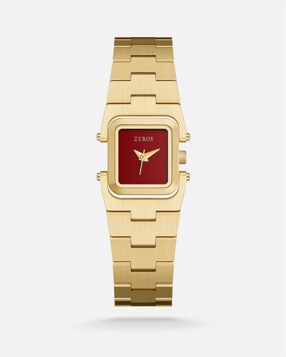 ZYROS Gold Çelik Kordon Kadın Saati