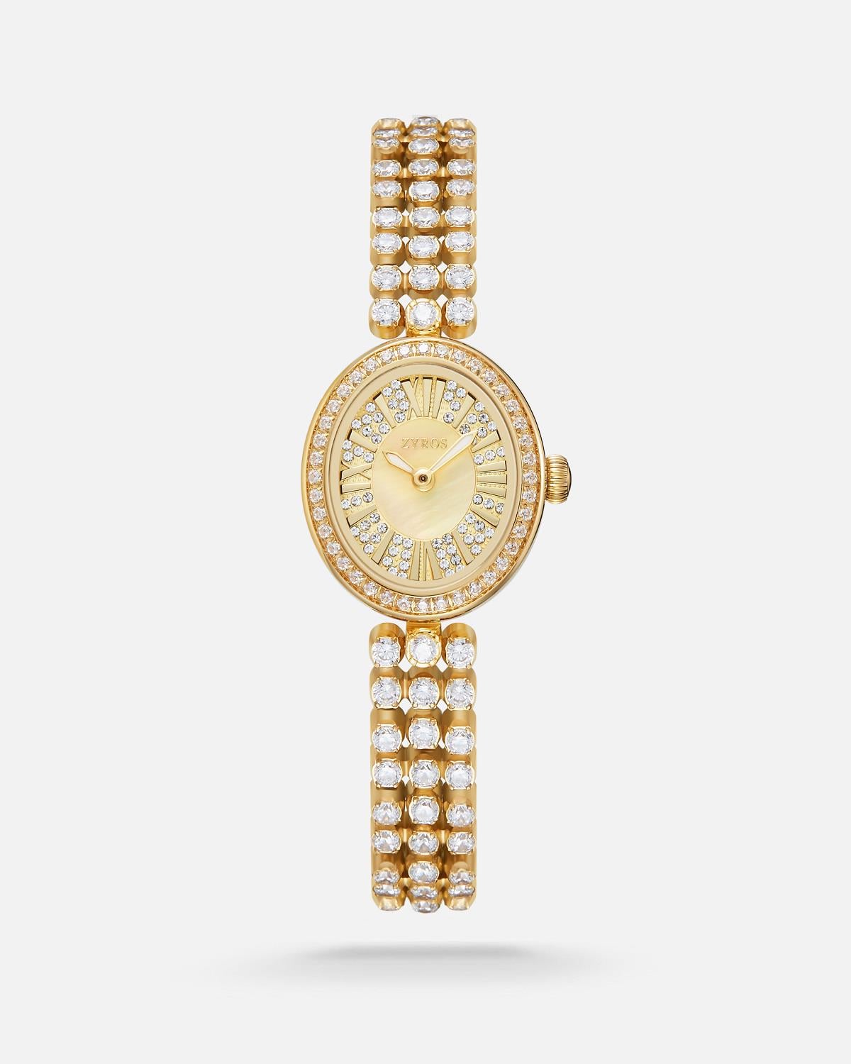 ZYROS Gold Çelik Kordon Kadın Saati