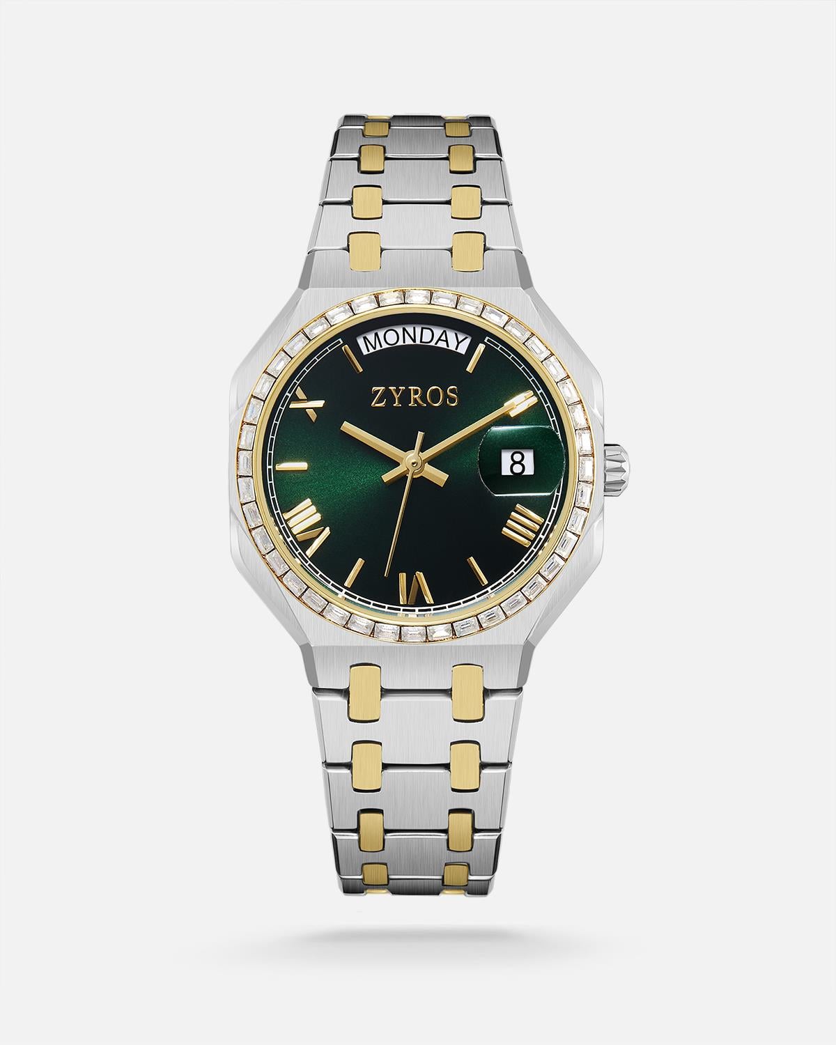 ZYROS Gold&Silver Çelik Kordon Kadın Saati