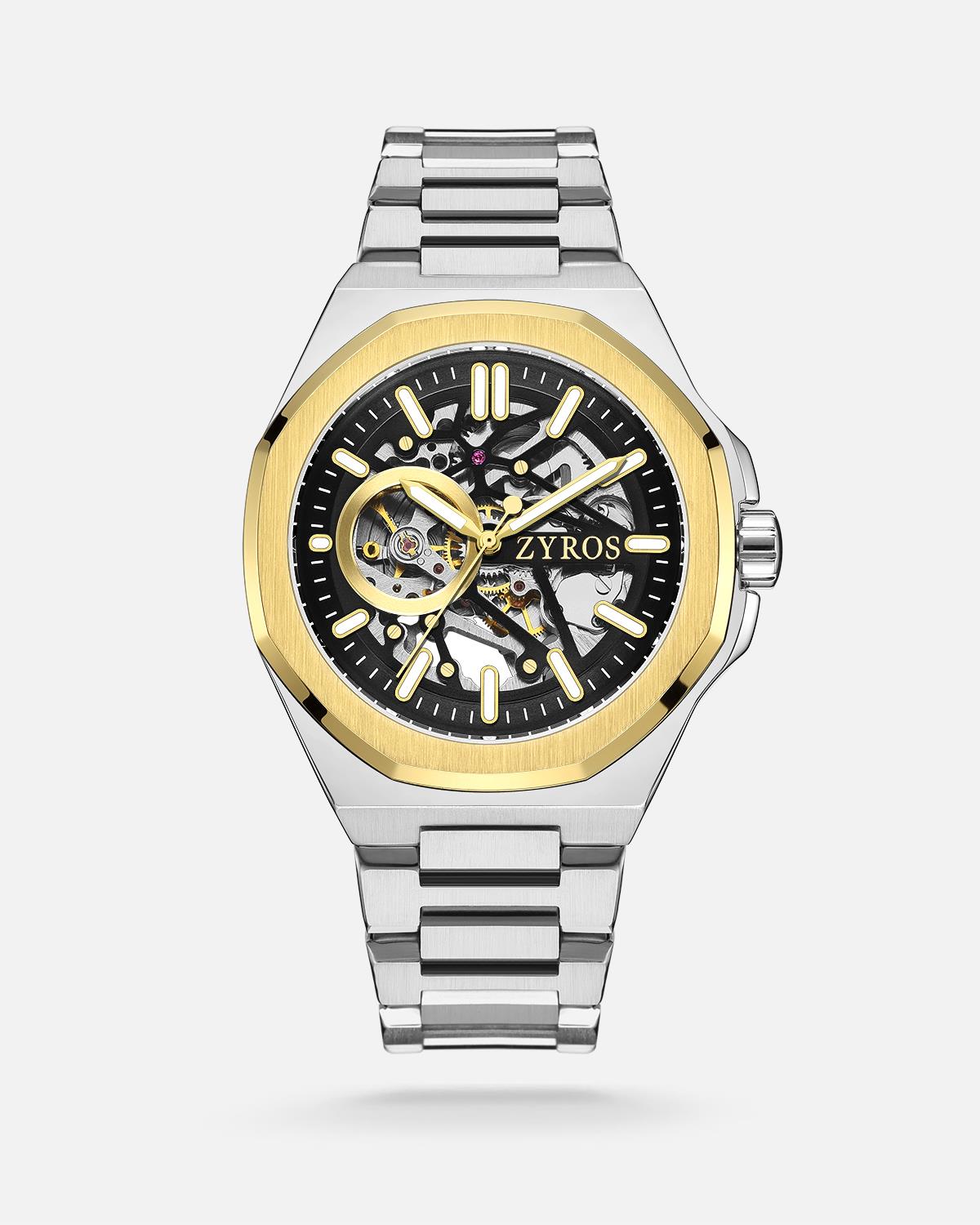 Zyros Gümüş Çelik Kordon Automatic Erkek Kol Saati