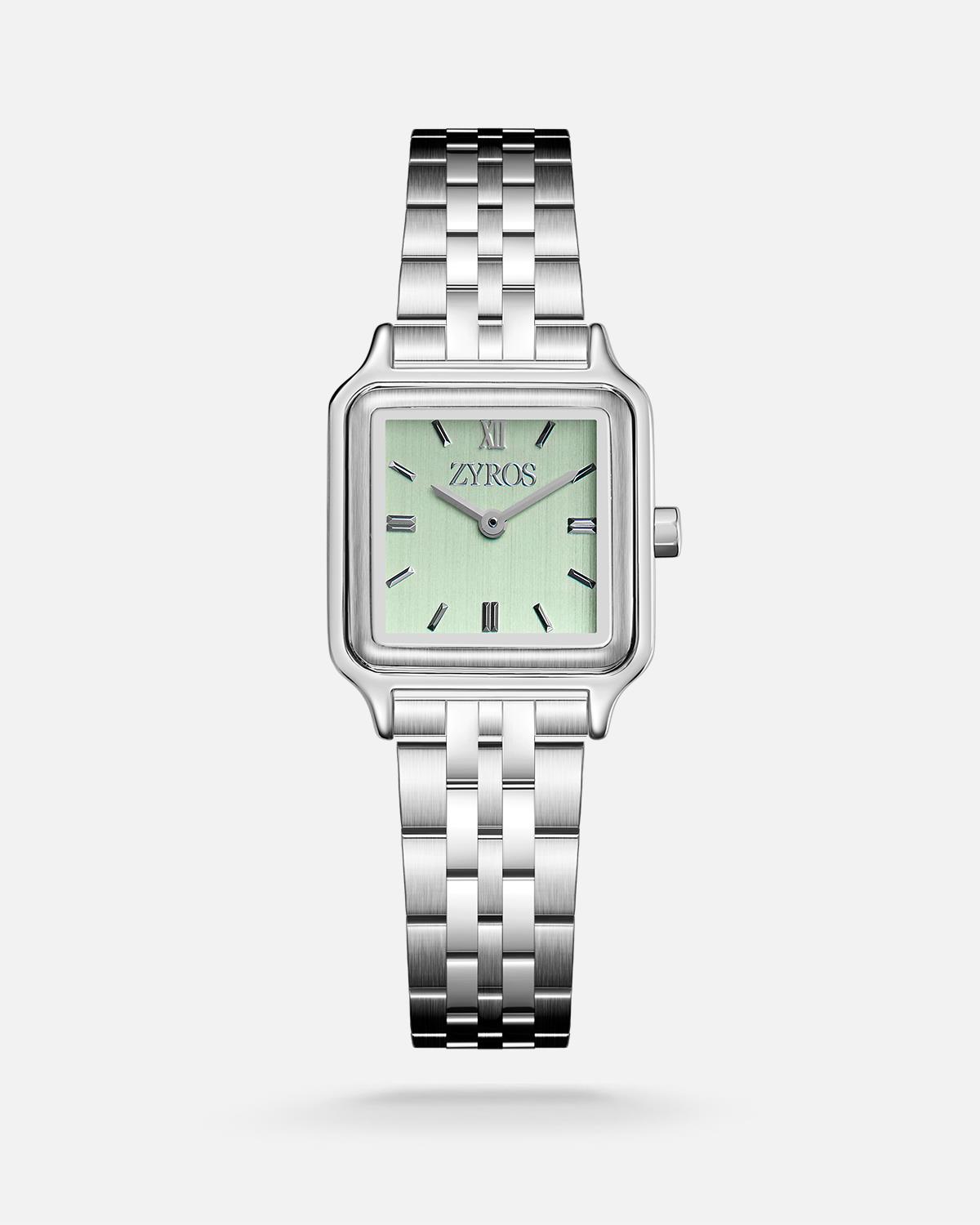 Zyros Gümüş Çelik Kordon Kadın Kol Saati