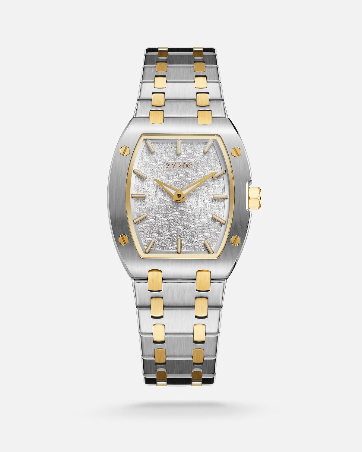 ZYROS Silver Çelik Kordon Exclusive Erkek Saati