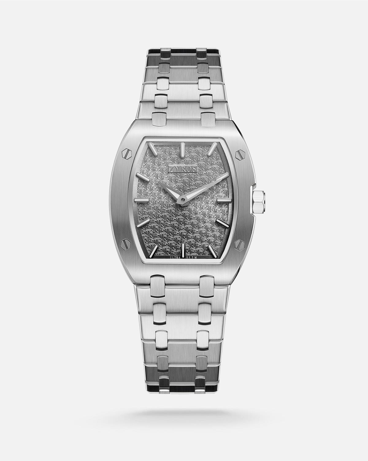 ZYROS Silver Çelik Kordon Exclusive Erkek Saati