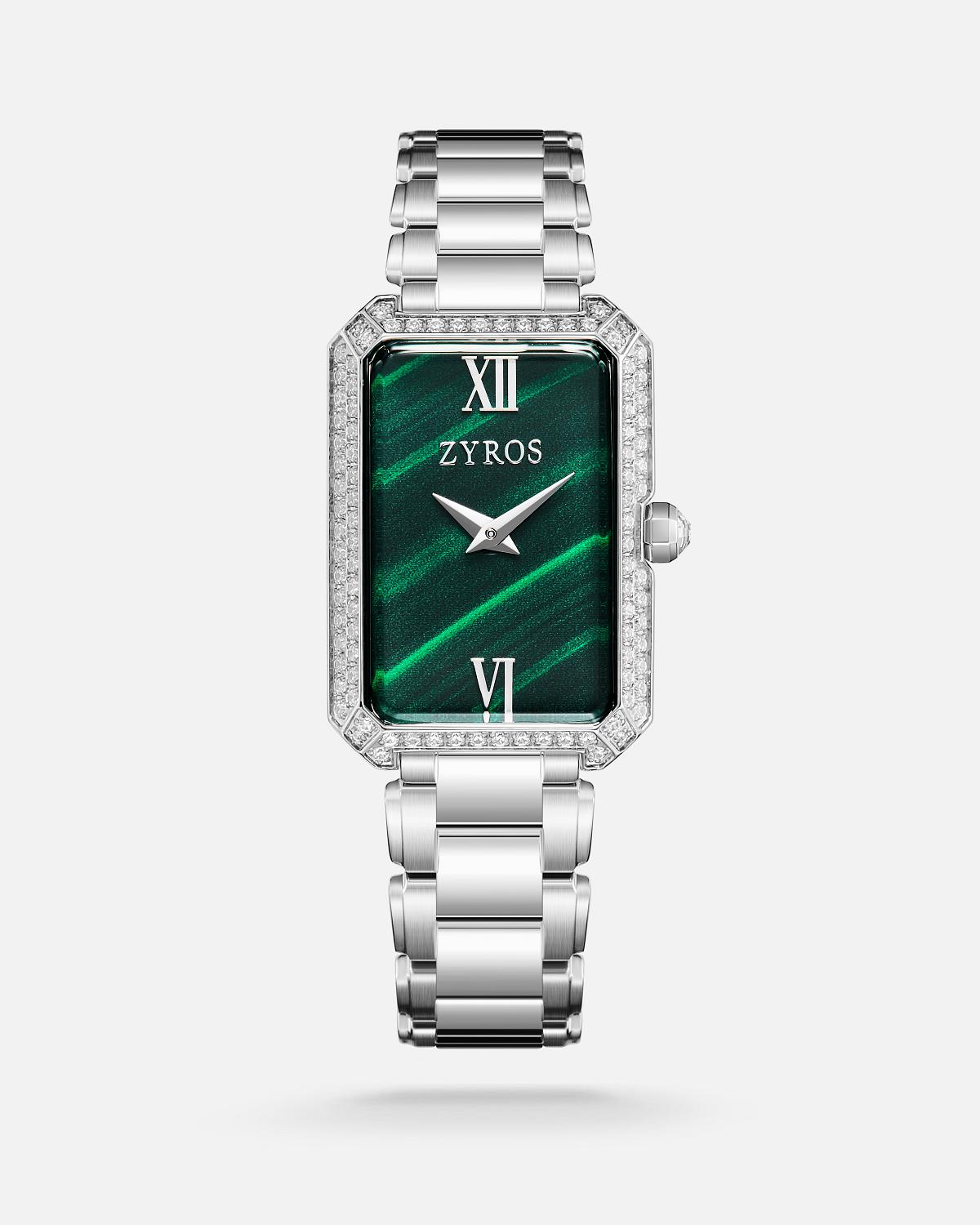 ZYROS Silver Çelik Kordon Kadın Saati 