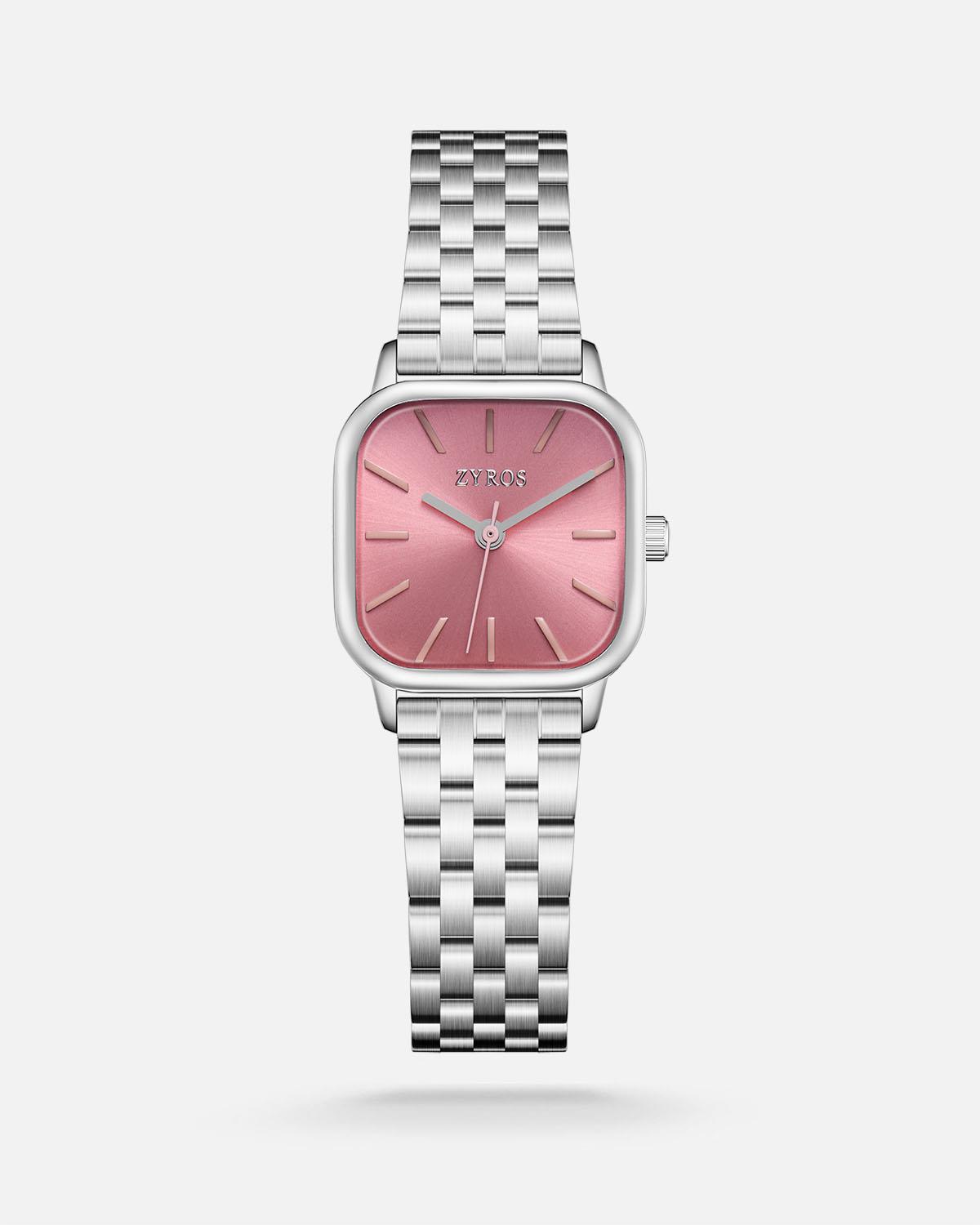 ZYROS Silver Çelik Kordon Kadın Saati