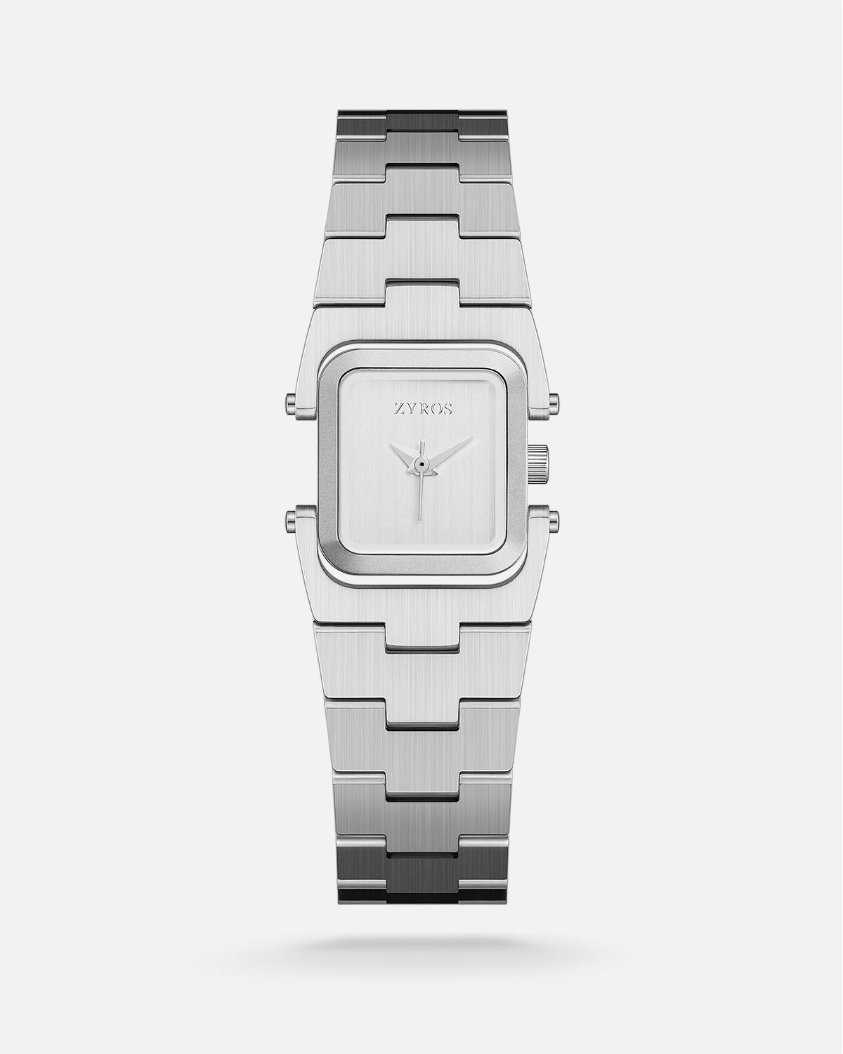 ZYROS Silver Çelik Kordon Kadın Saati