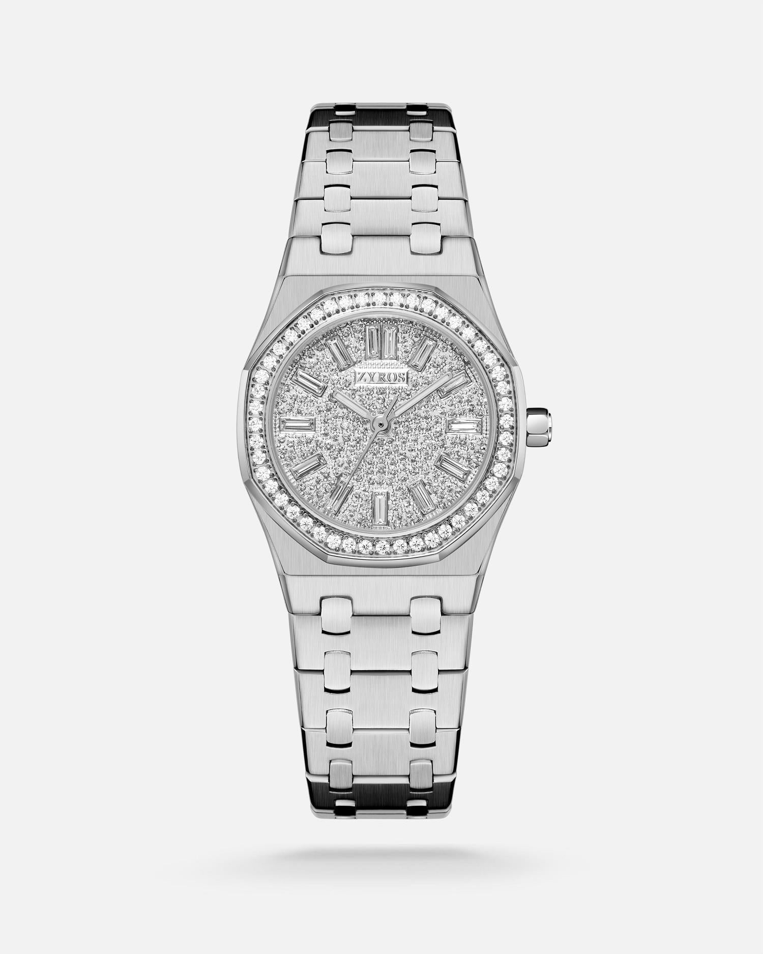 ZYROS Silver Çelik Kordon Kadın Saati