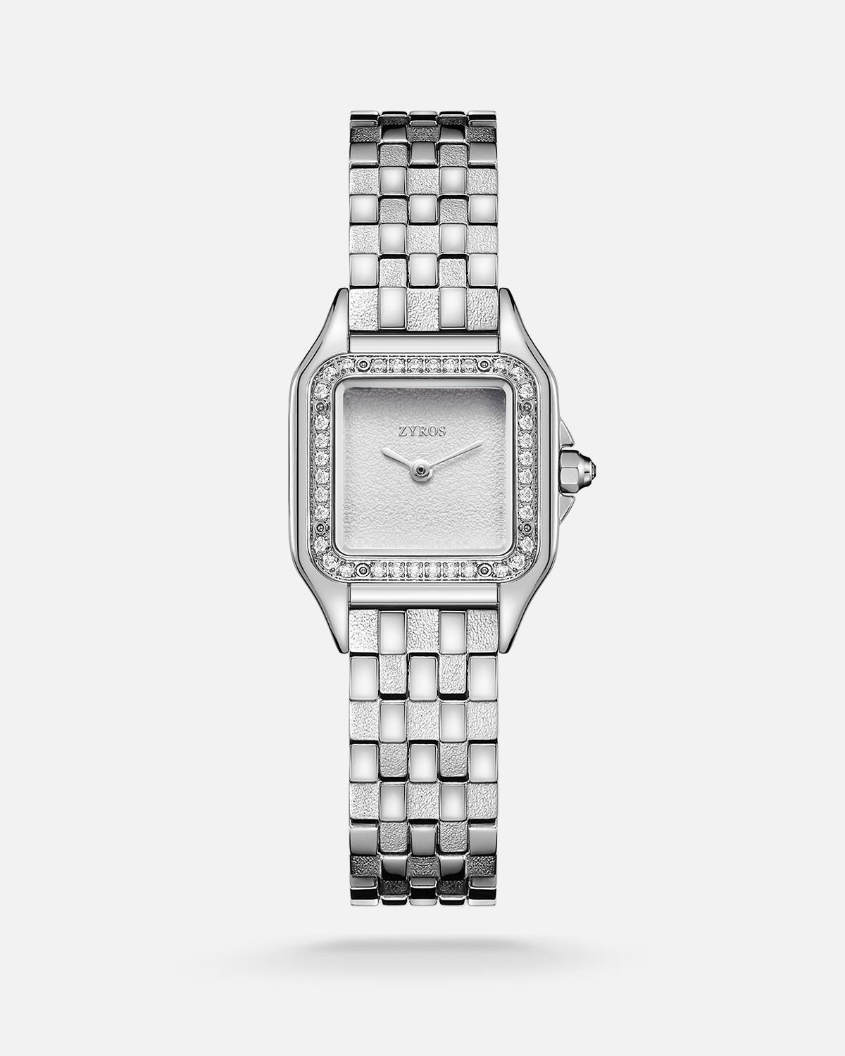 ZYROS Silver Çelik Kordon Kadın Saati