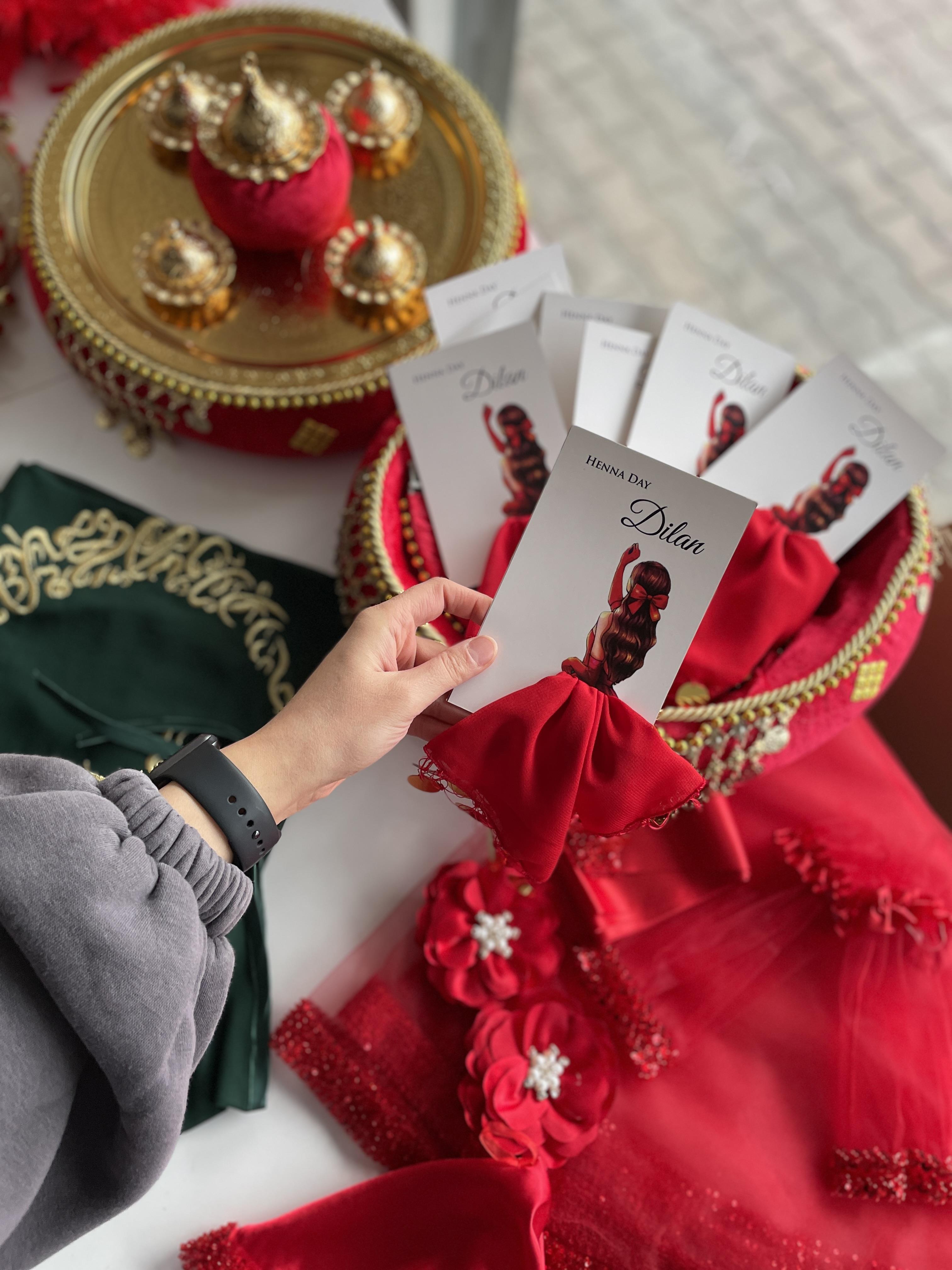 Kartlı halay mendili 10 ADET