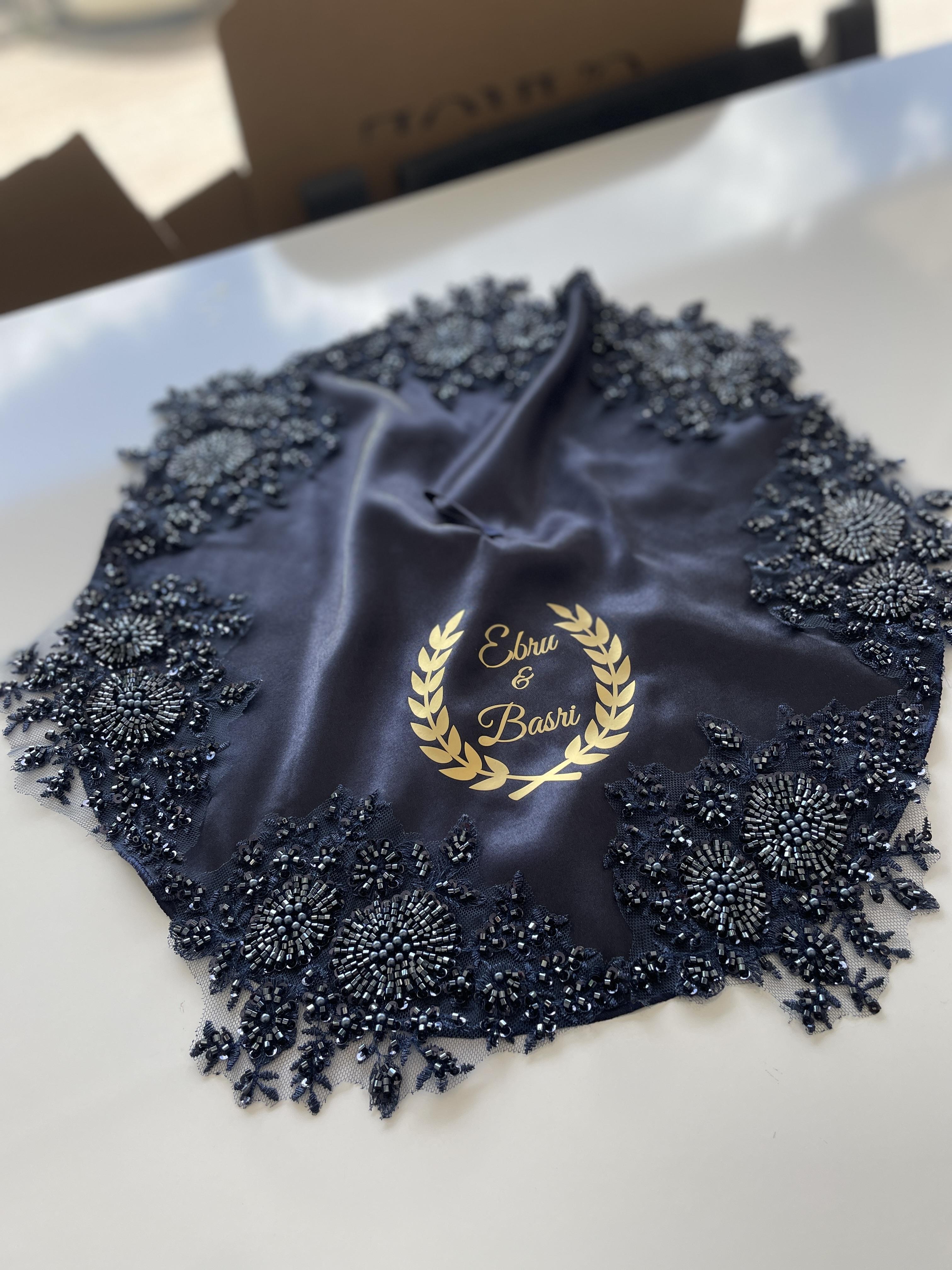 VİP BASKILI GELİN MENDİLİ 