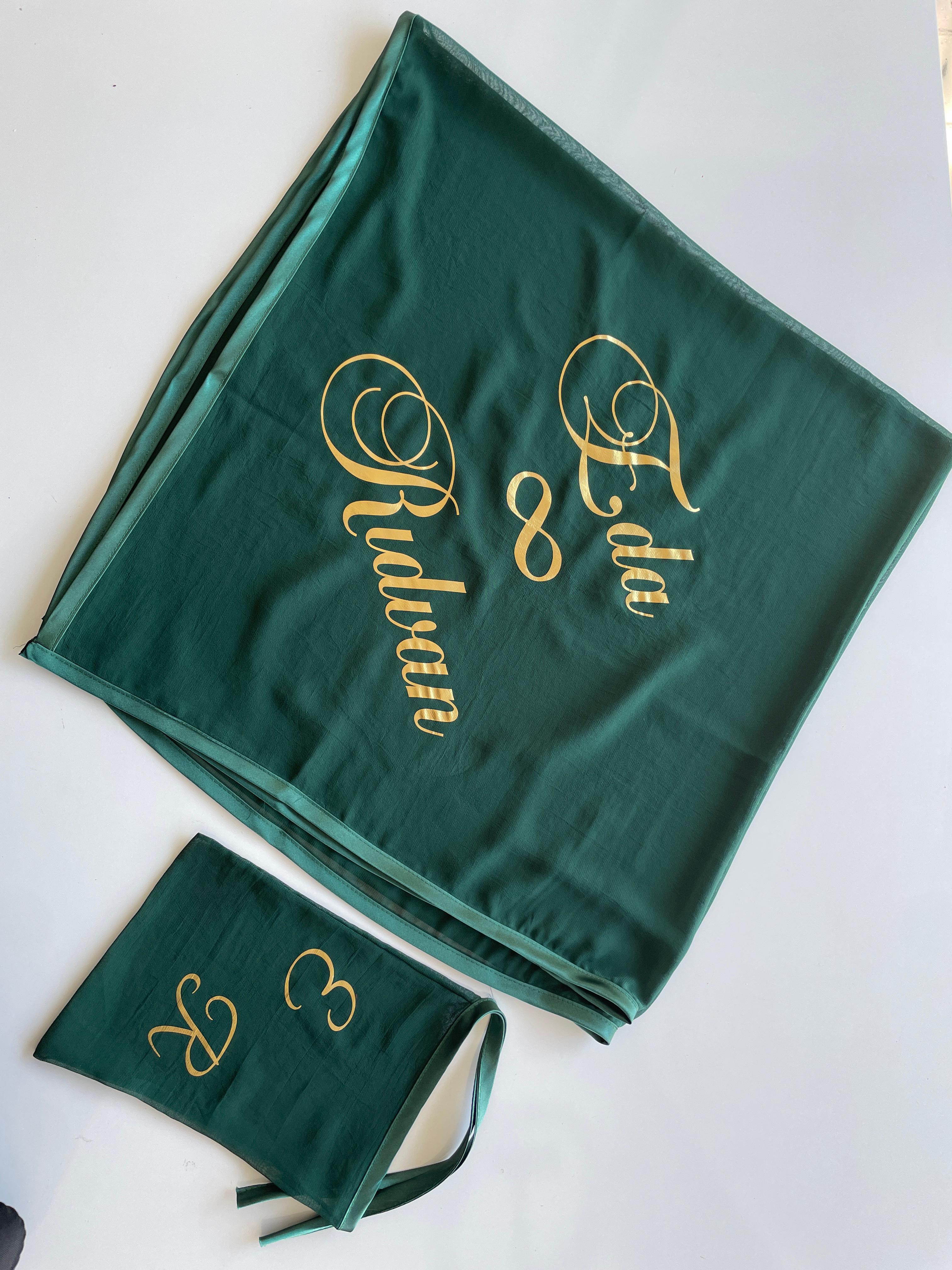 BASKILI DAMAT ÖRTÜSÜ VE ELDİVENİ