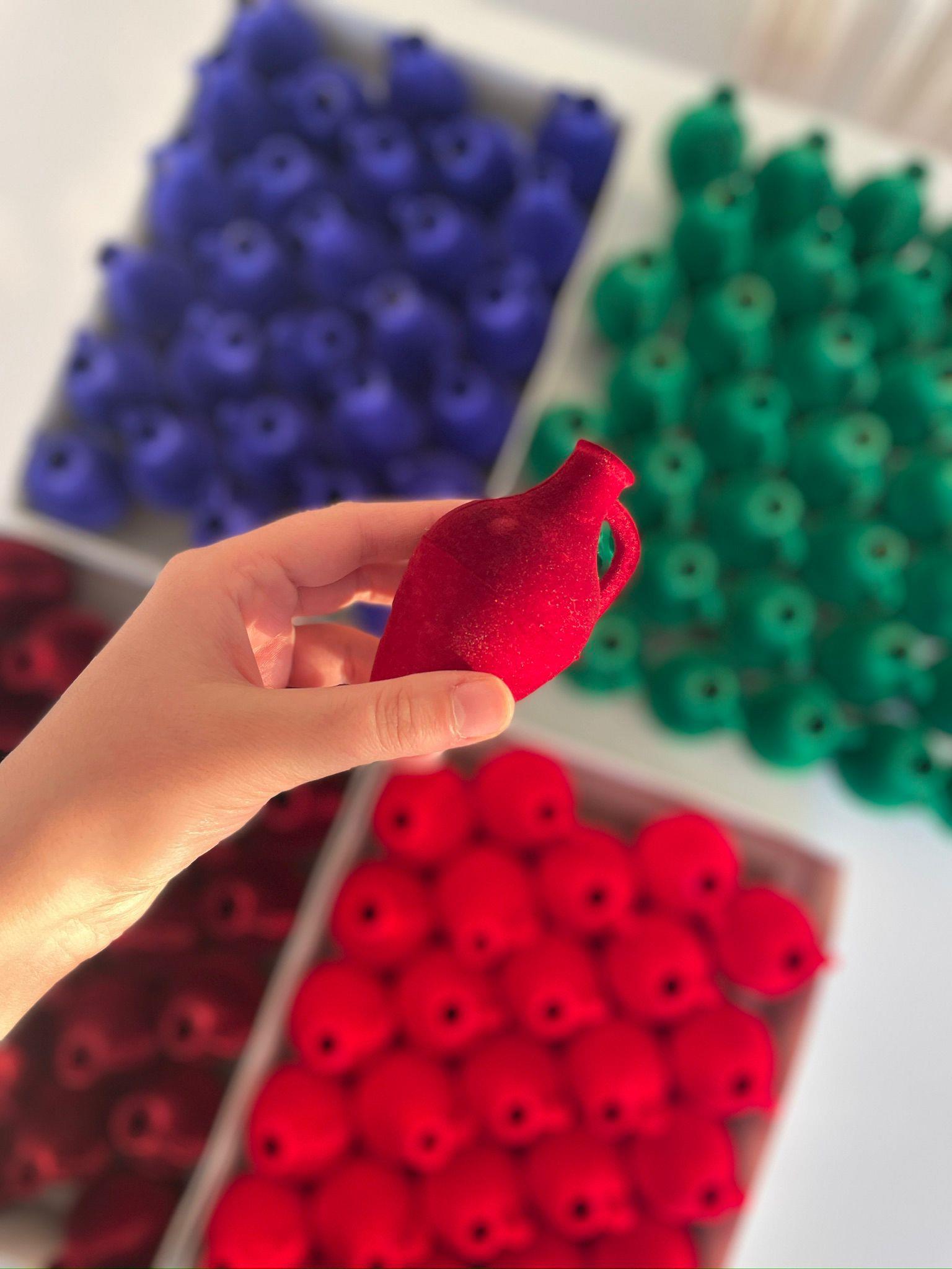 BORDO HEDİYELİK KINA TESTİSİ 50 ADET