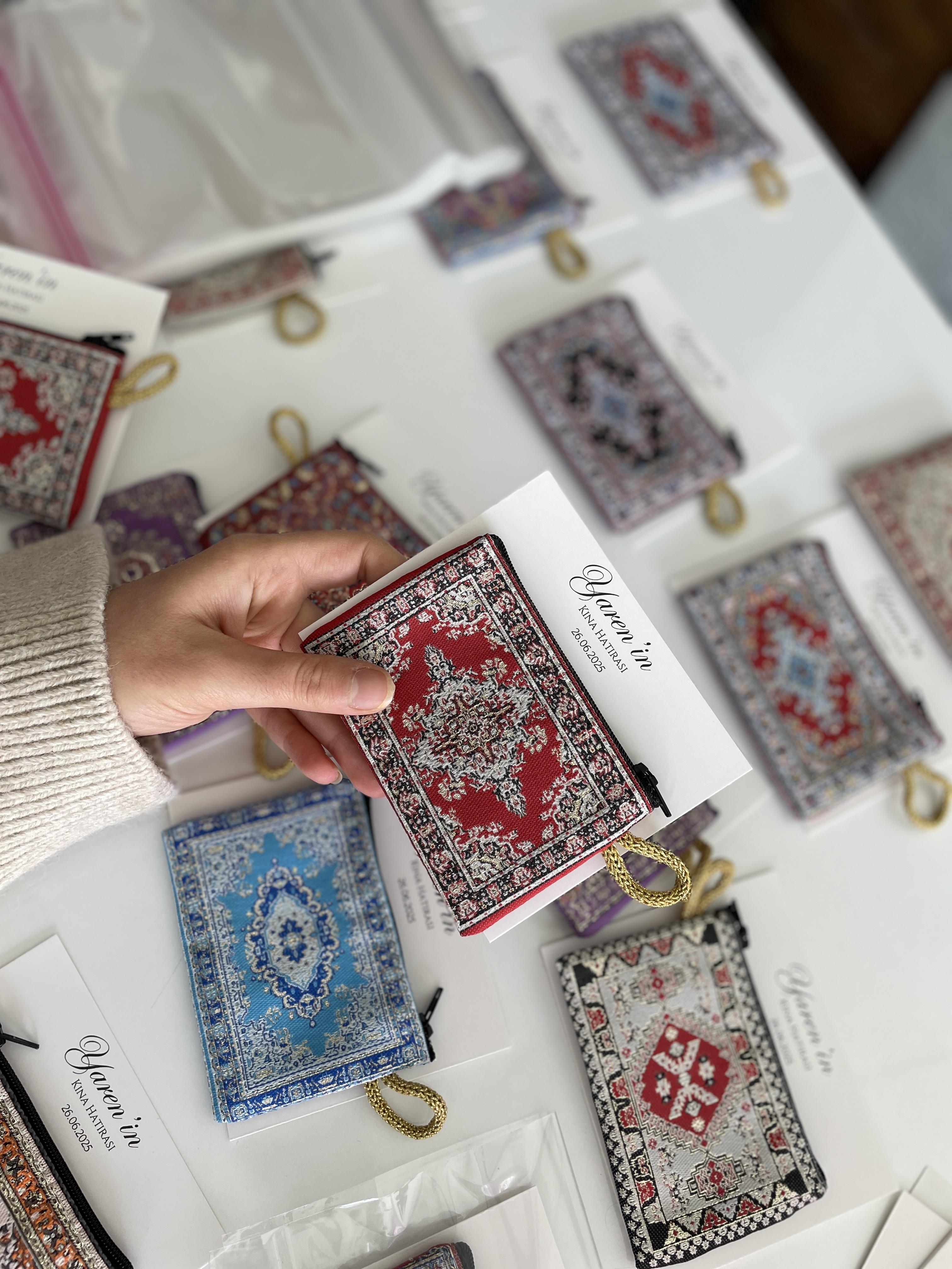 Etnik Desenli Hediyelik Cüzdan