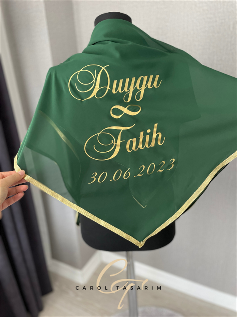 GOLD BASKI DAMAT ÖRTÜSÜ SETİ 