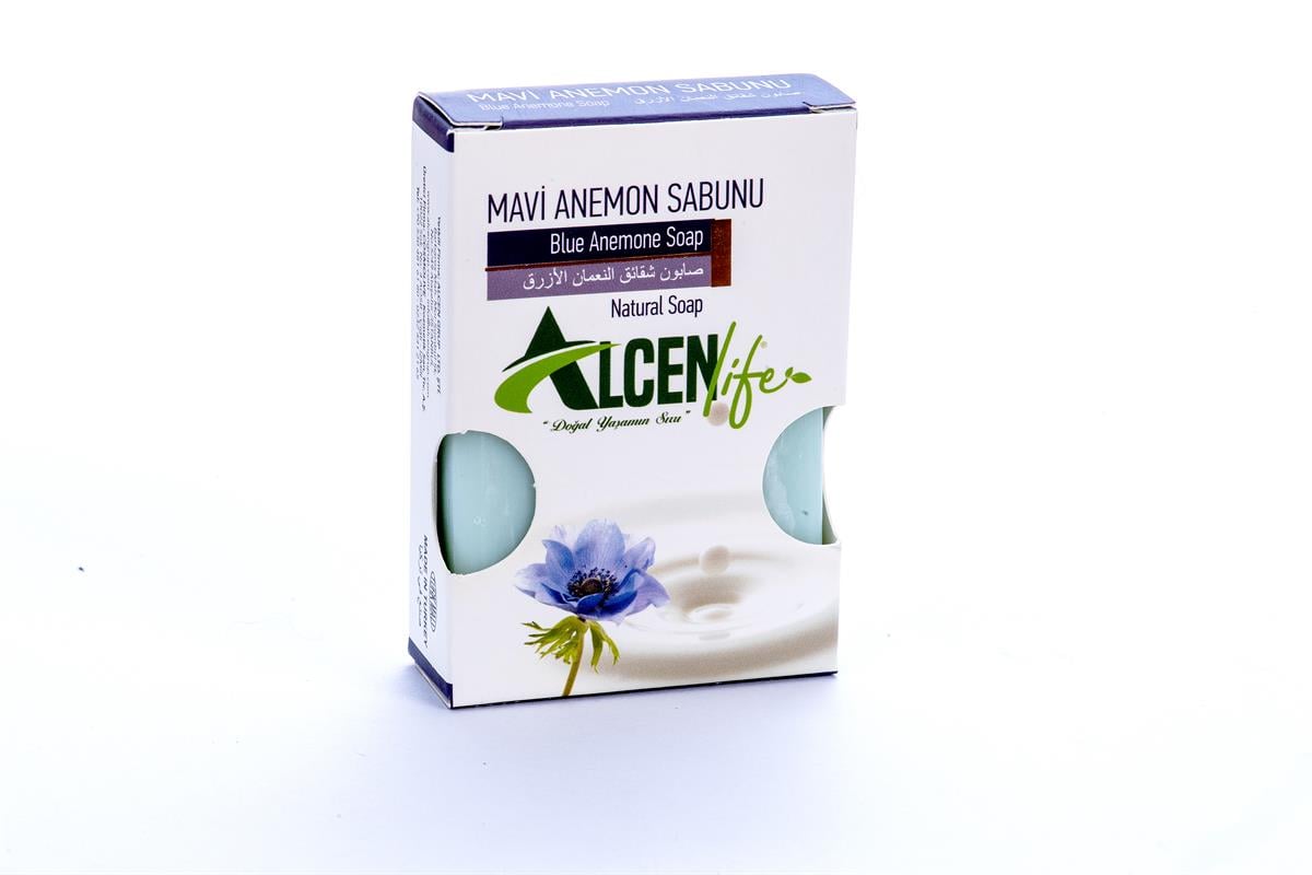 Alcenlife Doğal Mavi Anemon Çiçeği Sabunu 100 Gr.
