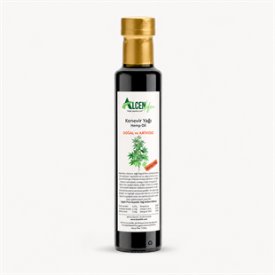 Alcenlife Doğal Kenevir Yağı 250 cc. Soğuk Sıkım