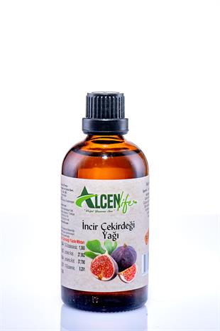 Alcenlife Doğal Soğuk Sıkım İncir Çekirdeği Yağı 100 Ml.