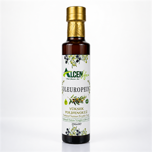 Alcenlife Oleuropein Yüksek Polifenollü Doğal Zeytinyağı 250 ML.