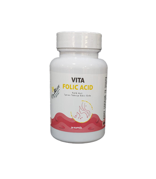Dr.Alcen Vita Folic Acid (30 Kapsül)