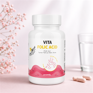 Dr.Alcen Vita Folic Acid (30 Kapsül)